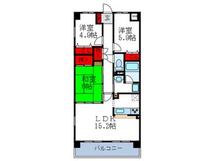 サンス－シ南千里の物件間取画像